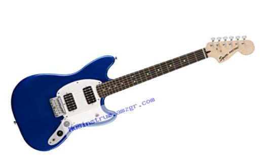 Squier by Fender Bullet Mustang Electric Guitar - HH - Rosewood Fingerboard - Imperial Blue