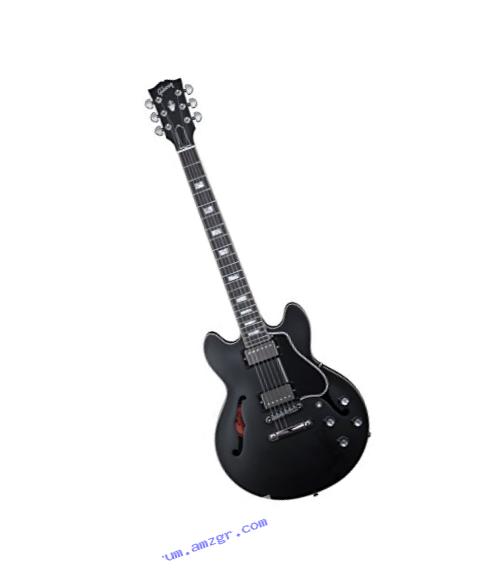 Gibson Memphis ES39S16EBNH1 Semi-Hollow-Body Electric Guitar, Ebony