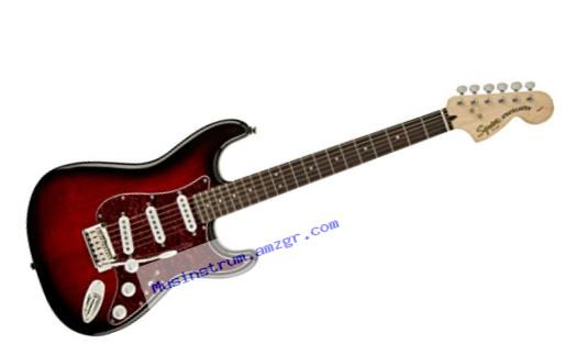 Squier by Fender Standard Stratocaster Electric Guitar - Antique Burst - Rosewood Fingerboard