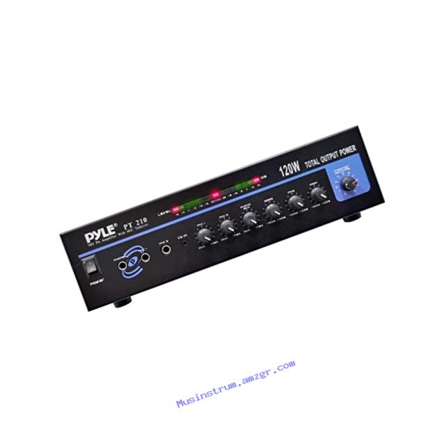 Pyle Home PT210 120-Watt Microphone PA Mono Amplifier with 70-Volt Output